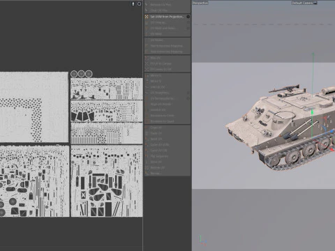 BTR 50 Amphibious Armored Tank 3D Model