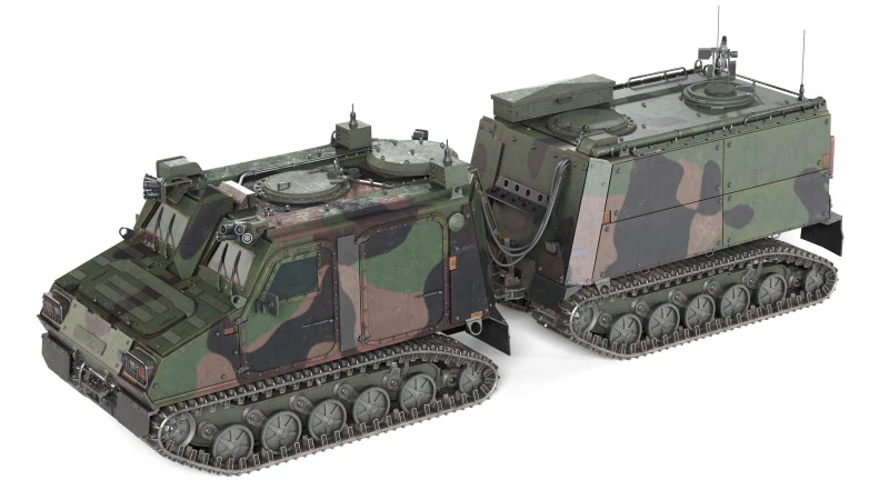BvS10 Amphibious All Terrain Armored Vehicle MKIIB 3D Model .c4d .max .obj .3ds .fbx .stl .blend 