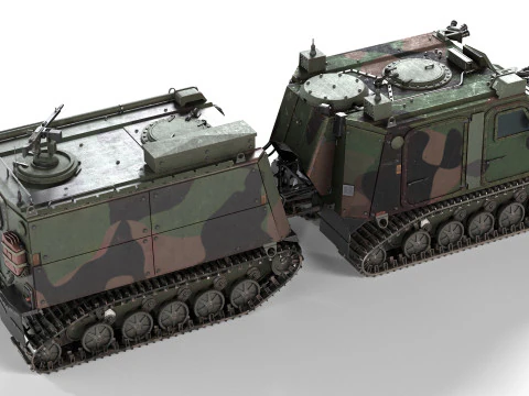 BvS10 Amphibious All Terrain Armored Vehicle MKIIB 3D Model
