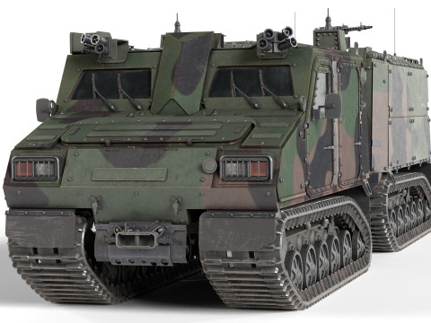 BvS10 Amphibious All Terrain Armored Vehicle MKIIB 3D Model