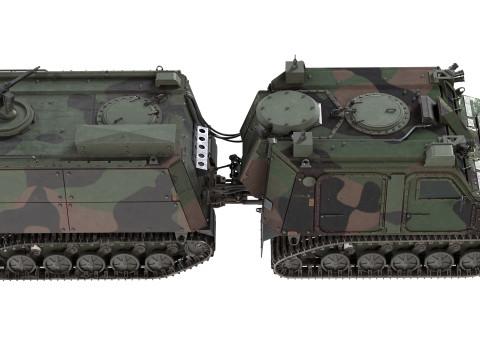 BvS10 Amphibious All Terrain Armored Vehicle MKIIB 3D Model