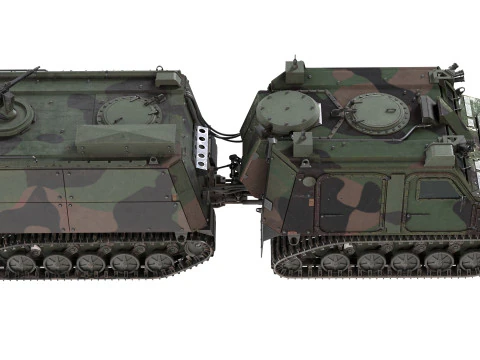 BvS10 Amphibious All Terrain Armored Vehicle MKIIB 3D Model