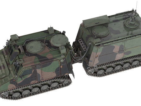 BvS10 Amphibious All Terrain Armored Vehicle MKIIB 3D Model