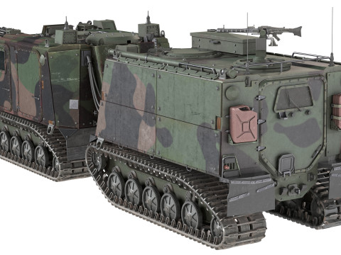 BvS10 Amphibious All Terrain Armored Vehicle MKIIB 3D Model