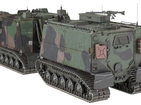 BvS10 Amphibious All Terrain Armored Vehicle MKIIB 3D Model