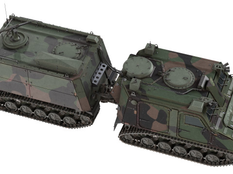 BvS10 Amphibious All Terrain Armored Vehicle MKIIB 3D Model