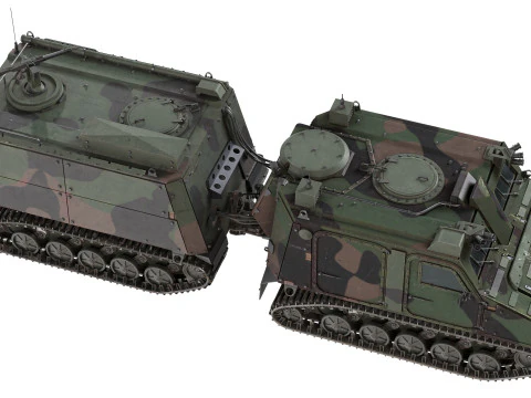 BvS10 Amphibious All Terrain Armored Vehicle MKIIB 3D Model
