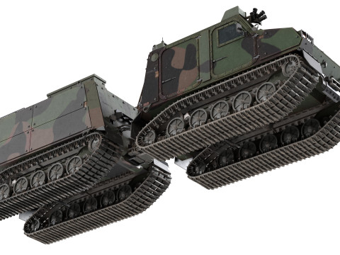 BvS10 Amphibious All Terrain Armored Vehicle MKIIB 3D Model