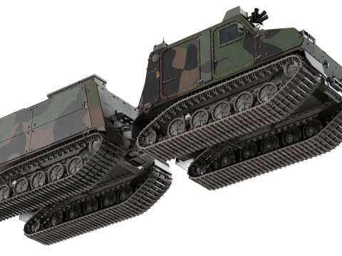 BvS10 Amphibious All Terrain Armored Vehicle MKIIB 3D Model