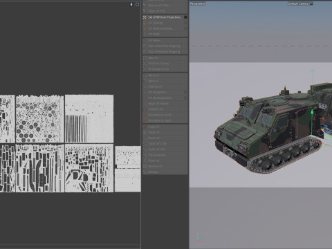 BvS10 Amphibious All Terrain Armored Vehicle MKIIB 3D Model