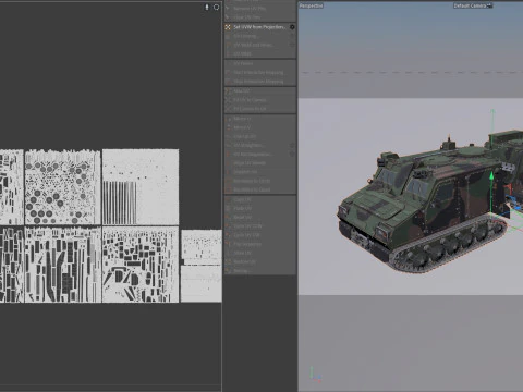 BvS10 Amphibious All Terrain Armored Vehicle MKIIB 3D Model