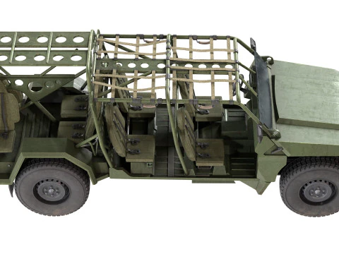 ISV militar Chevy Colorado ZR2 Modelo 3D