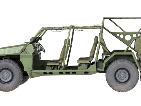 Chevy Colorado ZR2 military ISV 3D Model