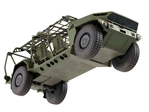 Chevy Colorado ZR2 military ISV 3D Model