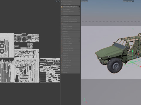 Chevy Colorado ZR2 military ISV 3D Model