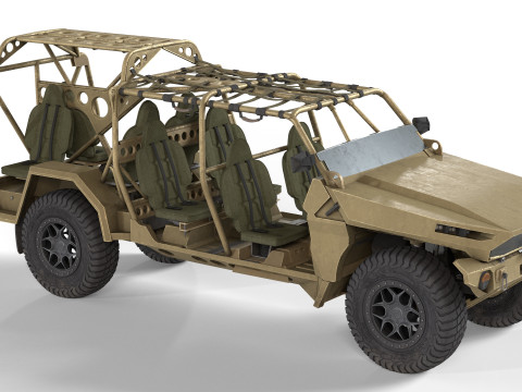 Chevy Colorado ZR2 military ISV v2 3D 模型