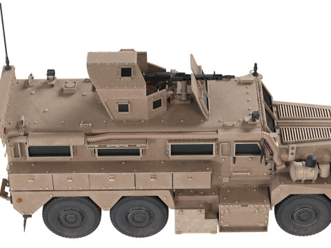 Cougar MRAP Mine Resistant Ambush Protected Vehicle 3D 模型
