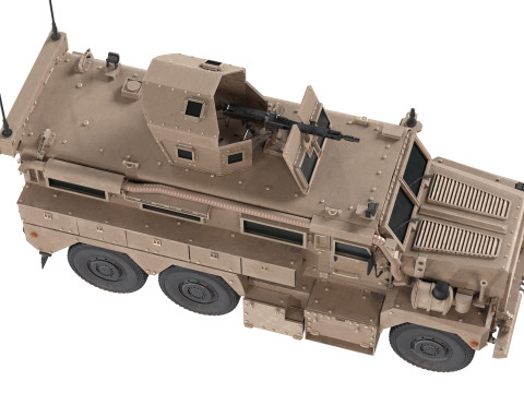 Cougar MRAP Mine Resistant Ambush Protected Vehicle 3D 模型