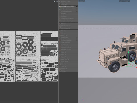 Cougar MRAP Mine Resistant Ambush Protected Vehicle 3D 模型