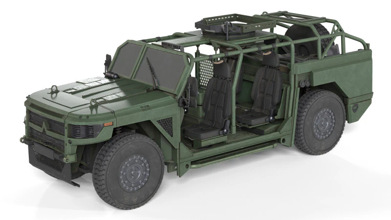 Defenture Mammoth Military Combat 3D Model .c4d .max .obj .3ds .fbx .stl .blend