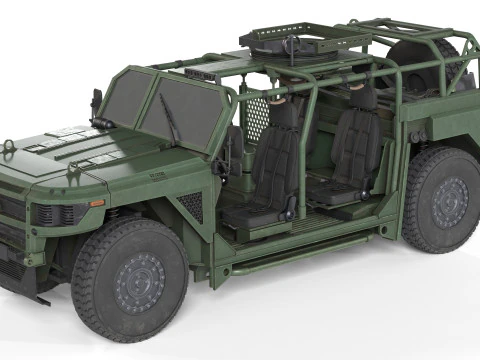 방어 맘모스 군사 전투 3D 모델