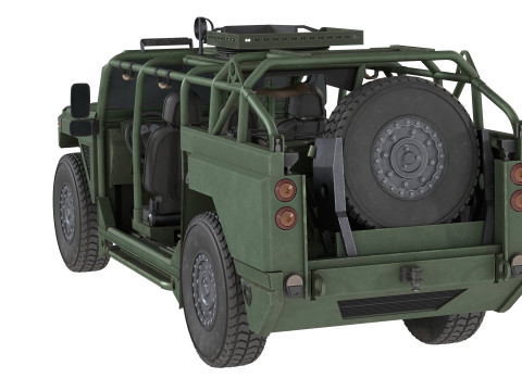 Defenture Mammoth Military Combat Modèle 3D