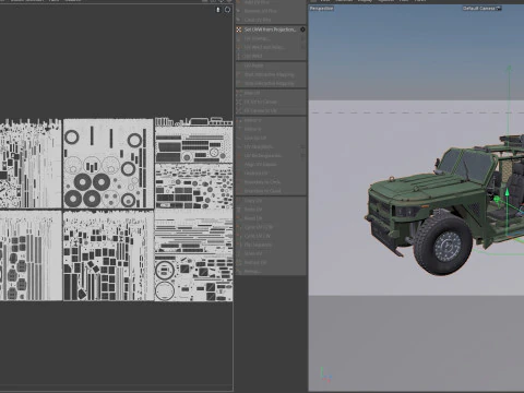 Defenture Mammoth Military Combat 3D Model