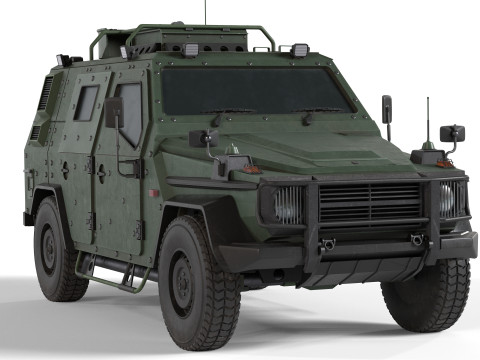 LAPV Enok Light Armored Patrol Vehicle Model 3D
