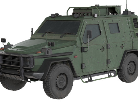 LAPV Enok Light Armored Patrol Vehicle Model 3D