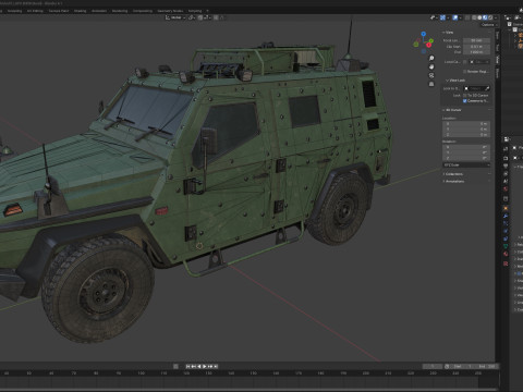LAPV Enok Light Armored Patrol Vehicle Model 3D