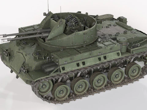 Tanque antia&eacute;reo M42 Duster 40mm Modelo 3D