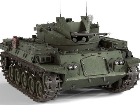 M42 Duster 40mm Anti Aircraft Tank 3Dモデル