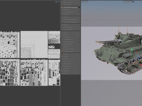 M42 Duster 40mm Anti Aircraft Tank 3Dモデル