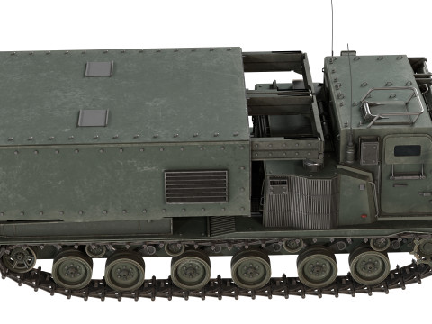 M270 Multiple Launch Rocket System 3D Model