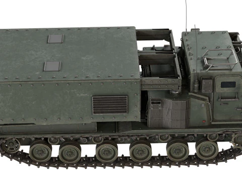 M270 Multiple Launch Rocket System 3D Model