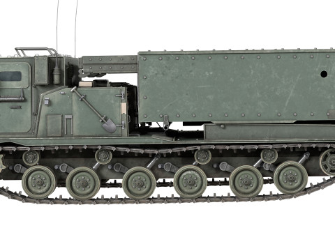 M270 Multiple Launch Rocket System 3D Model