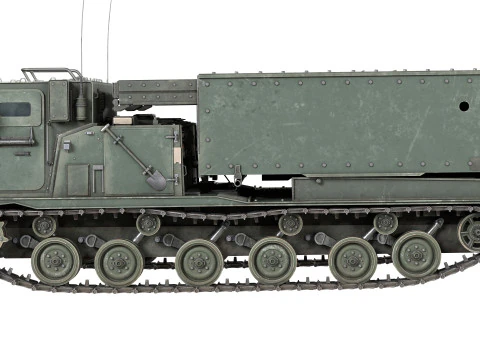 M270 Multiple Launch Rocket System 3D Model