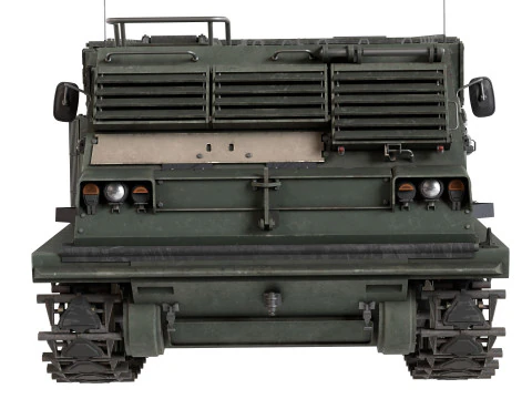 M270 Multiple Launch Rocket System 3D Model