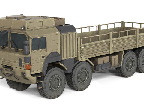 MAN HX77 Loader Military Truck 3D Model