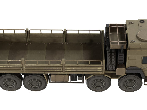 MAN HX77 Loader Military Truck 3D Модель