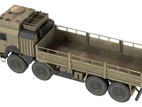 MAN HX77 Loader Military Truck 3D Модель
