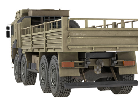 MAN HX77 Loader Military Truck 3D Модель