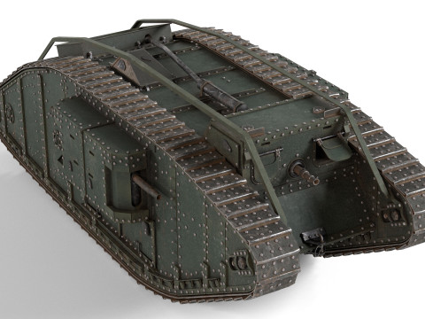 Mark IV Female Tank 3D Model