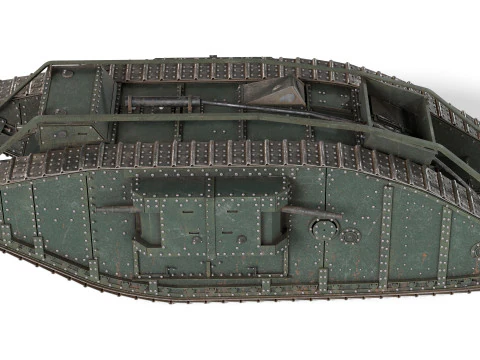 Mark IV Female Tank 3D Model