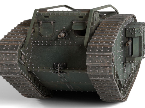 Mark IV Female Tank 3D Model