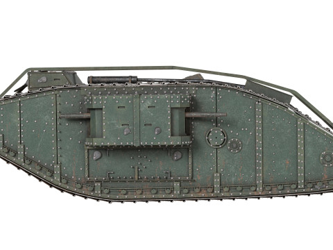 Mark IV Female Tank 3D Model