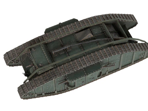 Mark IV Female Tank 3D Model
