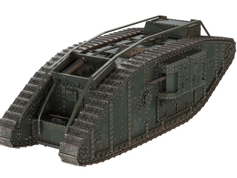Mark IV Female Tank 3D Model