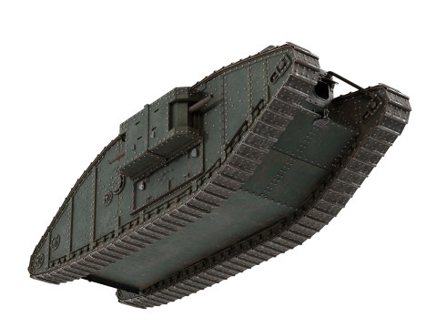 Mark IV Female Tank 3D Model