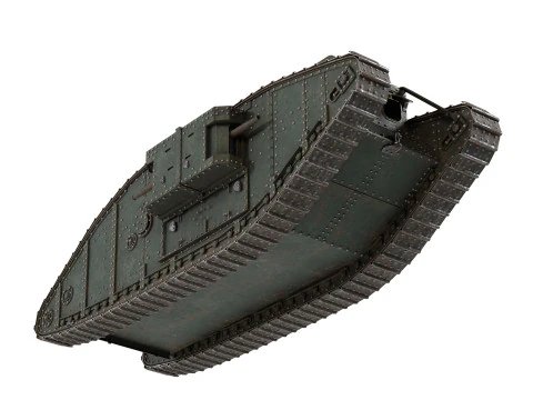 Mark IV Female Tank 3D Model